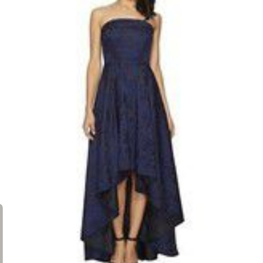 Luandry by Shello Segal strapless Blue Dress